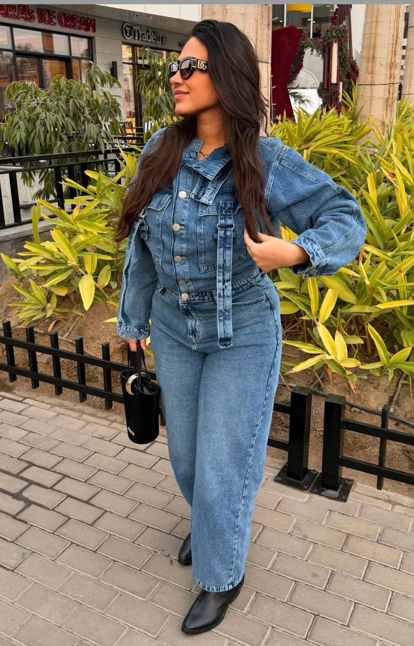 jeans jumpsuit