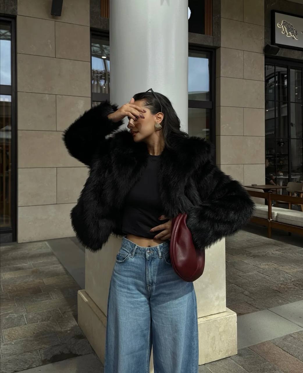 Faux Fur Jacket