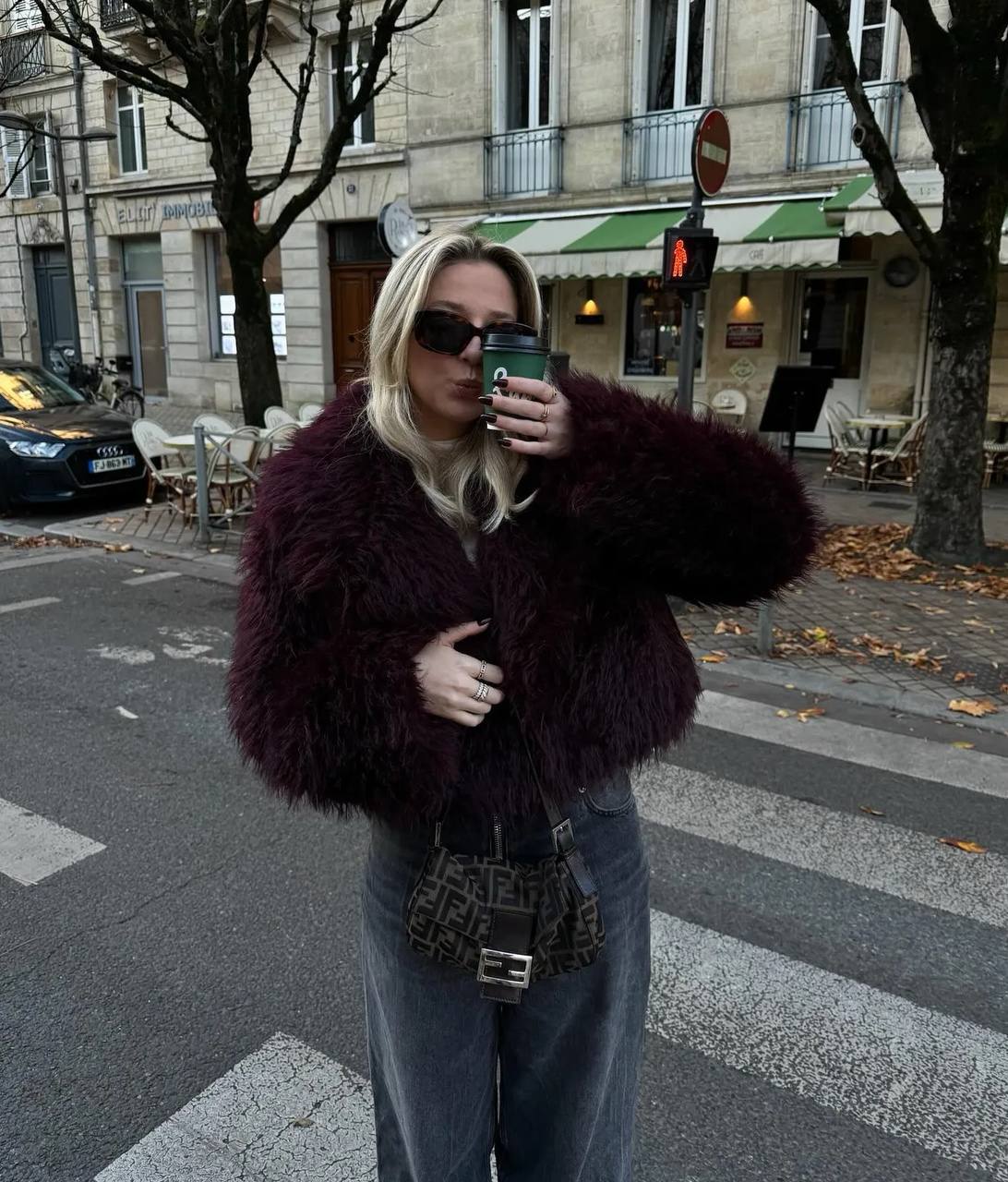 Faux Fur Jacket