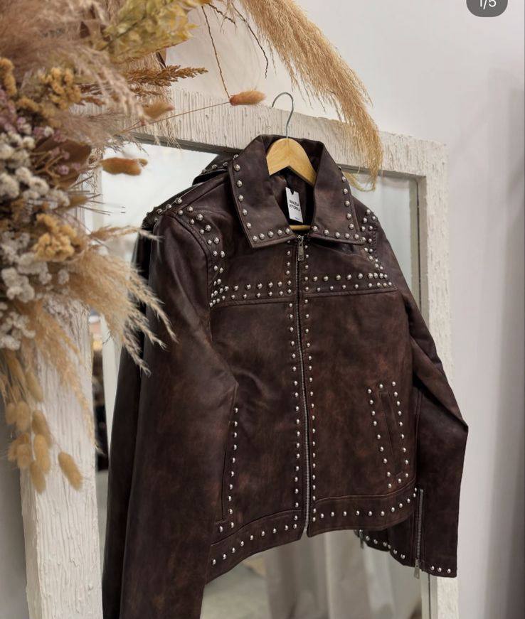 Studded Leather Jacket