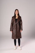 Classic Leather Trench