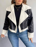 Leather Jacket with Fur Lining