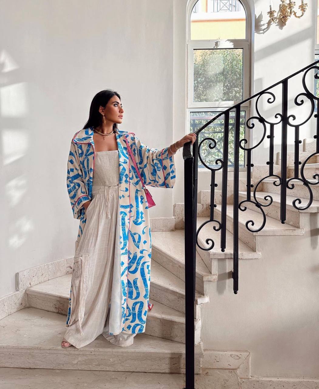 Elegant Printed Caftan