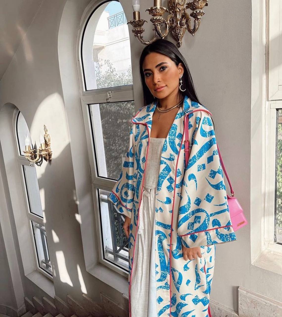 Elegant Printed Caftan