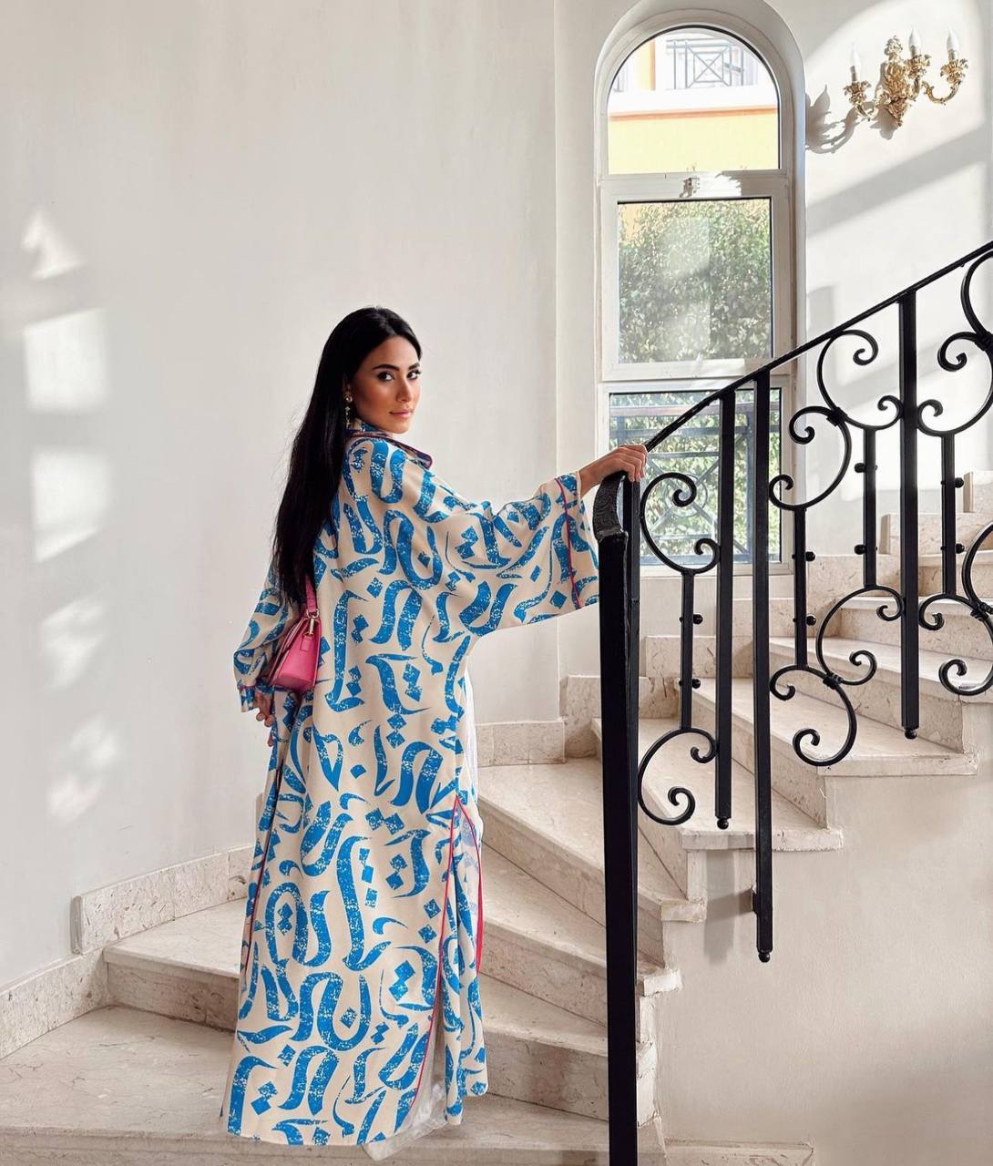 Elegant Printed Caftan
